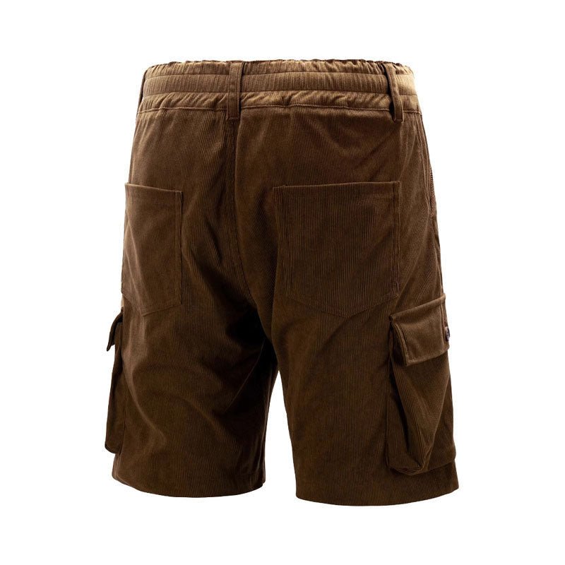 Sebas Men's Cargo Shorts with Flap Pockets and Knee-Length Cut 4