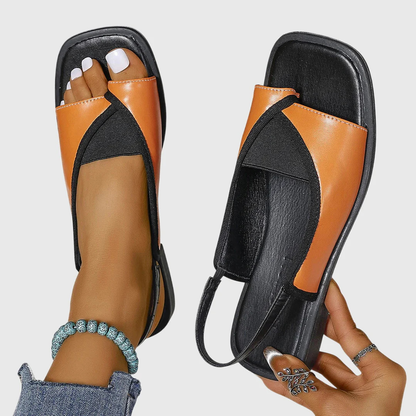 Selina Women’s Sandals with Contrast Straps for Stylish Summer Comfort 1