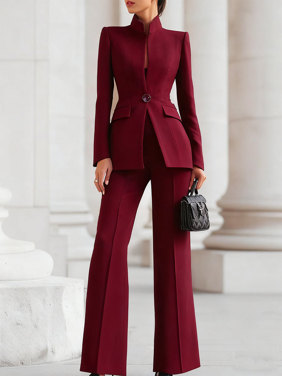Sharie Women’s Suit with Tailored Blazer and Structured Trouser Design 3