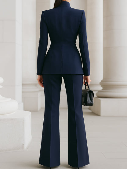 Sharie Women’s Suit with Tailored Blazer and Structured Trouser Design 7