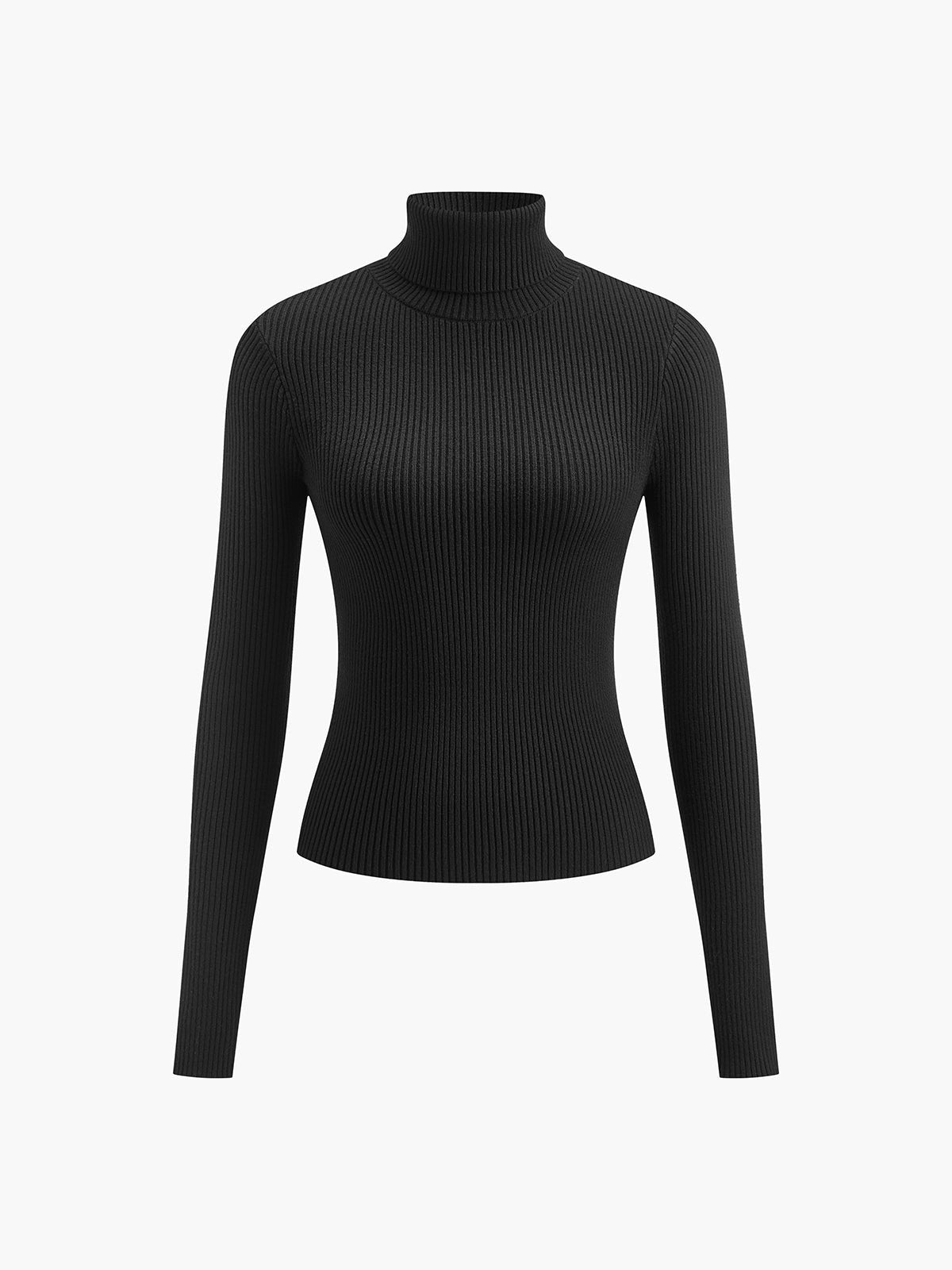 Sienna Women's Ribbed Turtleneck Sweater | Lightweight Knit, Figure-Flattering Fit 7