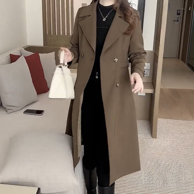 Sienna Women's Trench Coat | Waist-Defining Design, Lightweight Elegance 2