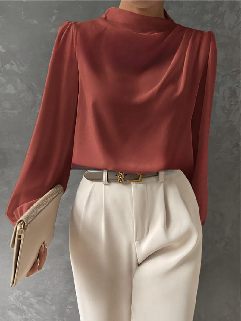 Sierra Women’s Blouse with Long Sleeves and Loose Fit for Summer Casual Wear 4