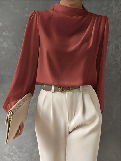 Sierra Women’s Blouse with Long Sleeves and Loose Fit for Summer Casual Wear 4