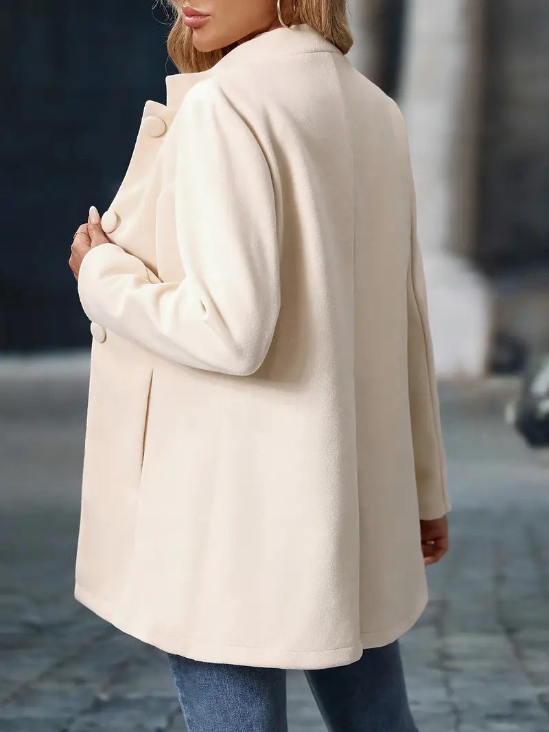 Sierra Women’s Coat with Button Closure and Long Sleeves for Winter Warmth 3