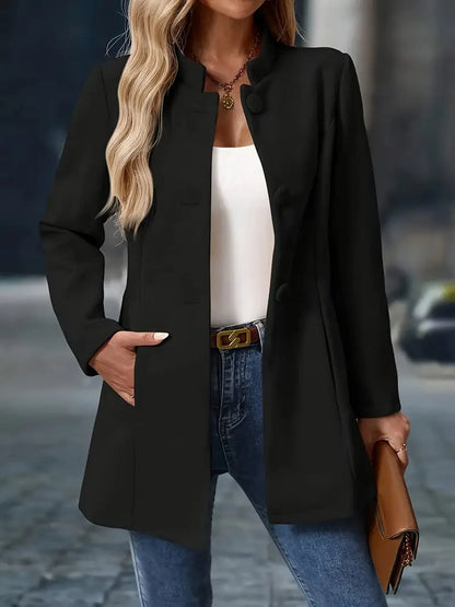 Sierra Women’s Coat with Button Closure and Long Sleeves for Winter Warmth 6