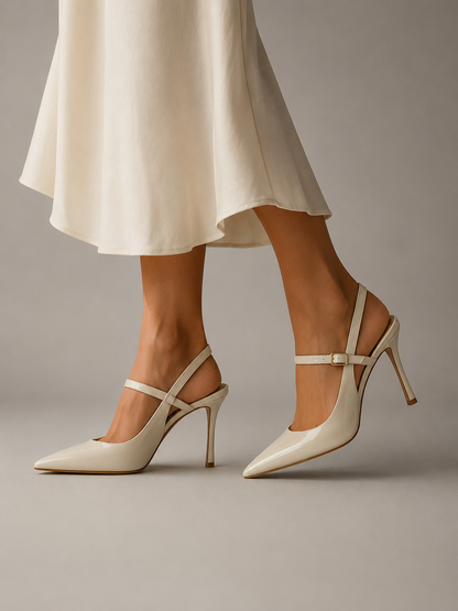 Sleek Women’s Slingback Heels with Buckle Strap Design and Elegant Silhouette 3