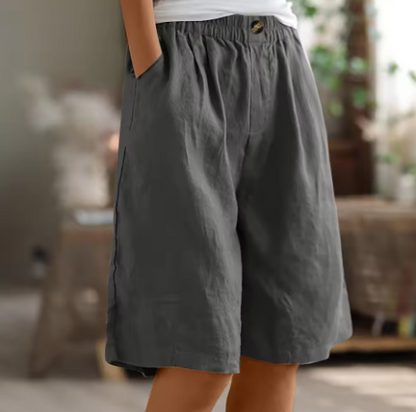 Soleil Women’s Casual Shorts with Lightweight Breathable Fabric and Relaxed Fit 1
