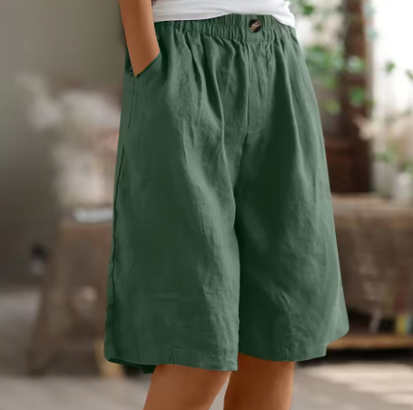 Soleil Women’s Casual Shorts with Lightweight Breathable Fabric and Relaxed Fit 8