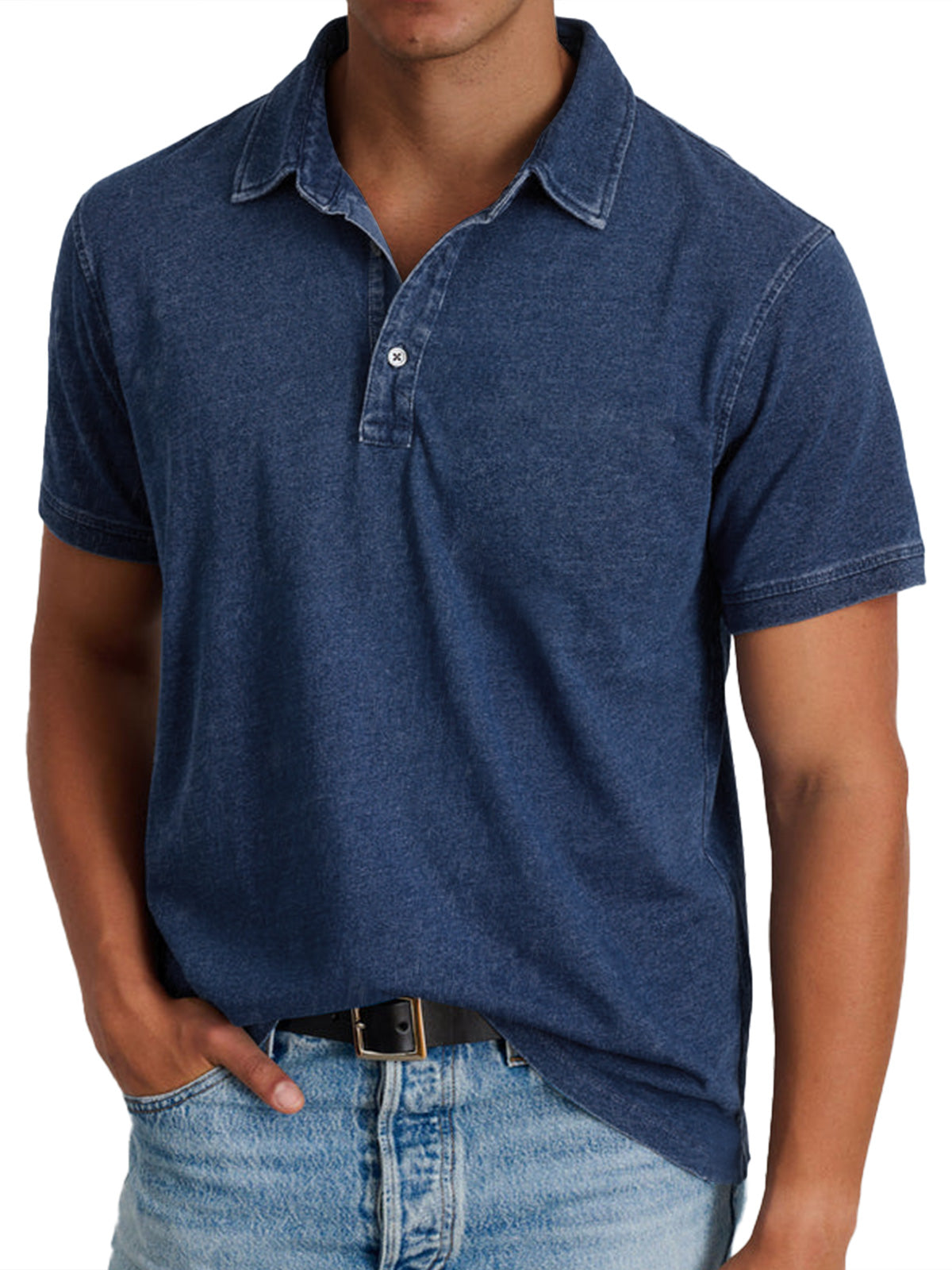 Spencer Men’s Polo Shirt with Crisp Collar and Tailored Silhouette 3