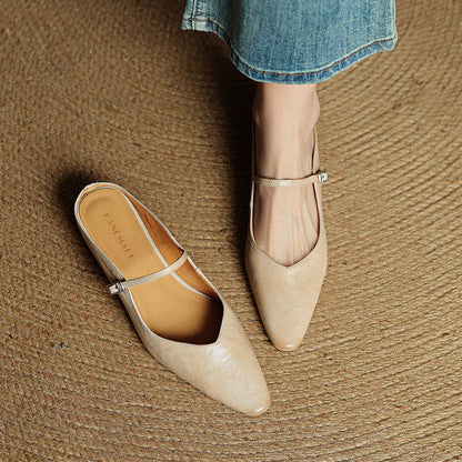 Tanya Women’s Slippers with Slip-On Design and Open Heel 2