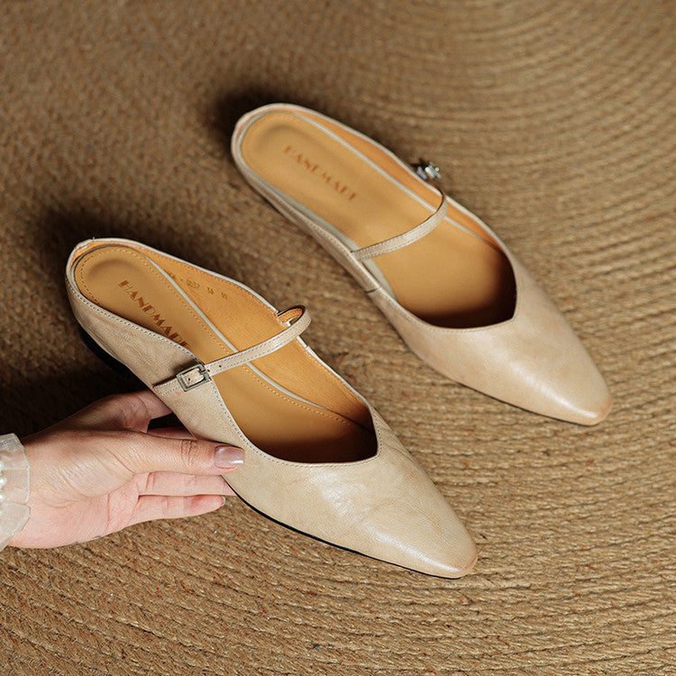 Tanya Women’s Slippers with Slip-On Design and Open Heel 3