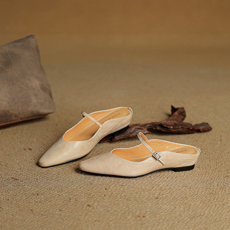 Tanya Women’s Slippers with Slip-On Design and Open Heel 5