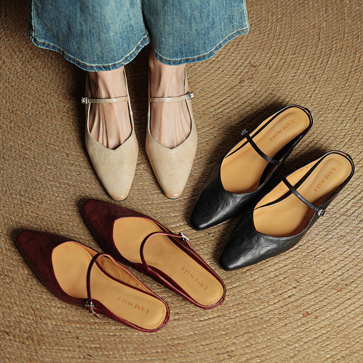 Tanya Women’s Slippers with Slip-On Design and Open Heel 6