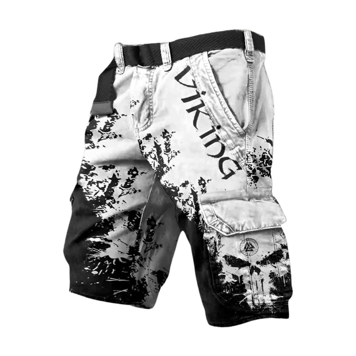 Tyler Men’s Shorts with Structured Silhouette and Bold Pattern 1