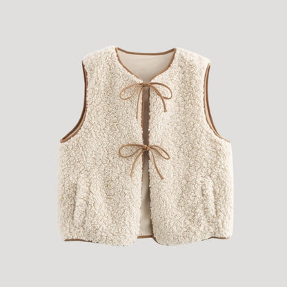 Viva Women’s Vest with Adjustable Tie Front and Lightweight Design 0
