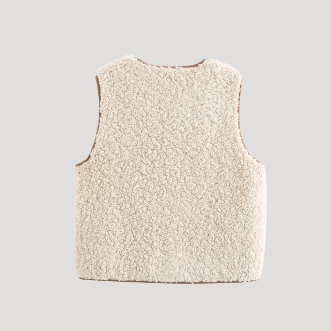Viva Women’s Vest with Adjustable Tie Front and Lightweight Design 1