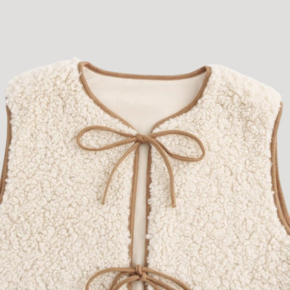 Viva Women’s Vest with Adjustable Tie Front and Lightweight Design 2