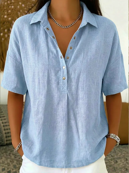 Waverly Women's Shirt with Button-Up Collar and Relaxed Fit 3