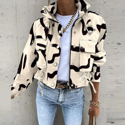Wren Women's Cropped Bomber Jacket | Lightweight Urban Streetwear 0
